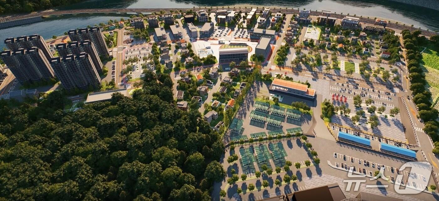 덕산지구 조감도.&#40;인제군 제공. 재판매 및 DB금지&#41;/뉴스1