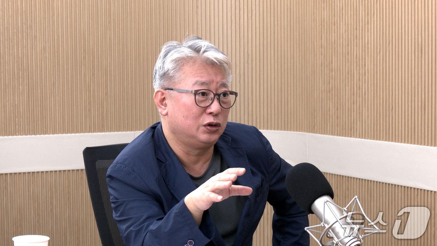 조응천 전 개혁신당 의원이 19일 뉴스1TV &#39;팩트앤뷰&#39;에 출연해 질문에 답하고 있다.