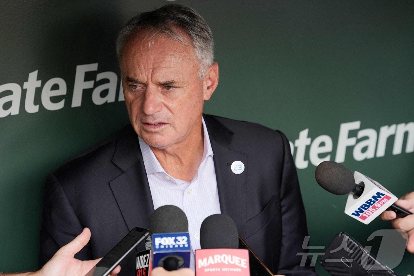 롭 맨프레드 MLB 커미셔너. ⓒ AFP=뉴스1