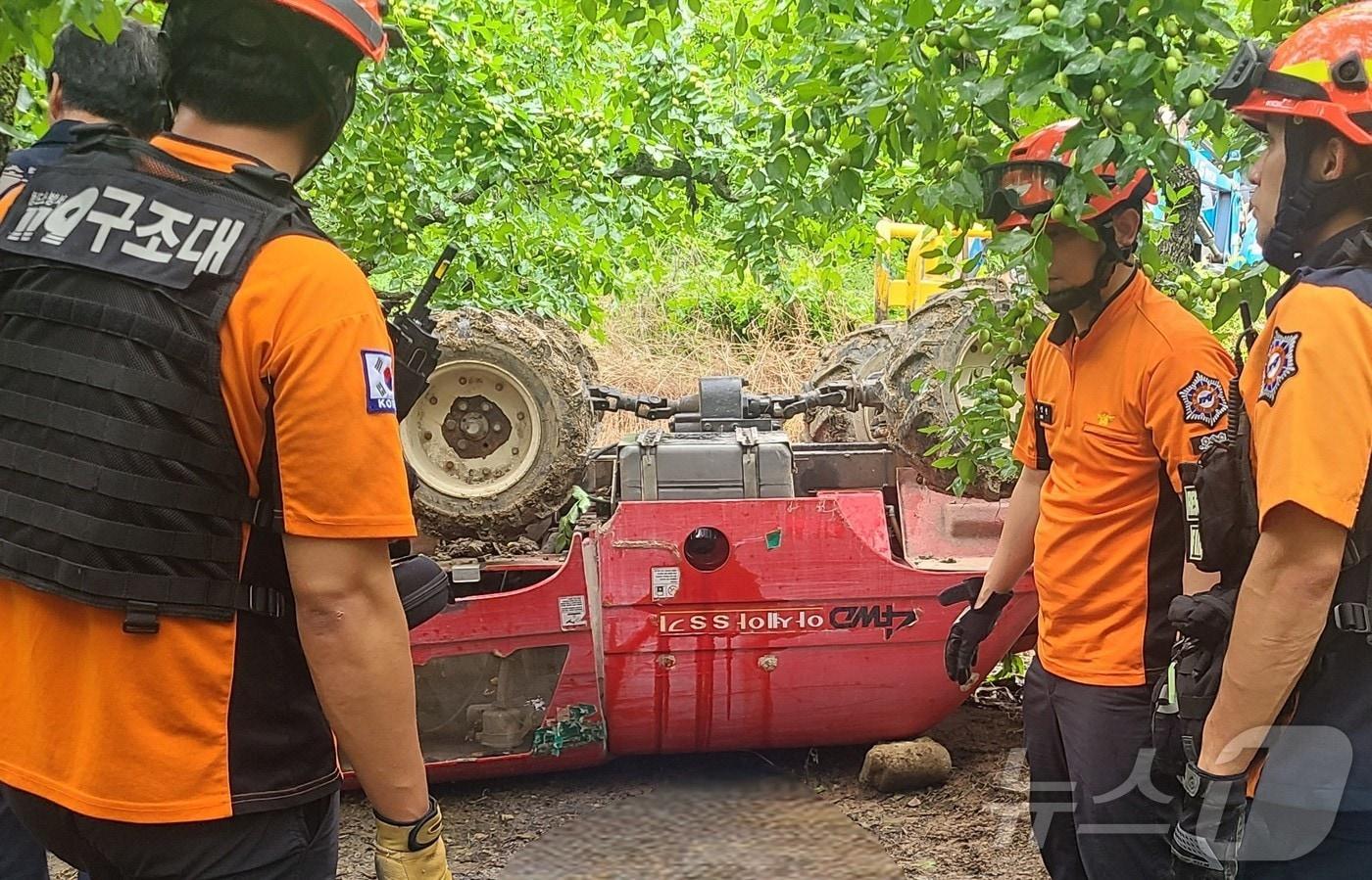 경북도 소방본부는 19일 최근 도내에서 농기계 안전사고가 잇따라 발생함에 따라 농업인들에게 각별한 주의를 당부했다.(경북도 제공, 재판매 및 DB 금지) ⓒ News1 김대벽기자