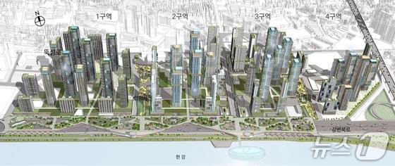 본문 이미지 - 성수전략정비구역 제1~4구역 (서울시 제공) 뉴스1 ⓒ News1 