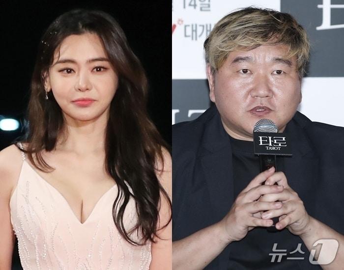 본문 이미지 - 서유리(왼쪽)와 최병길 PD ⓒ 뉴스1