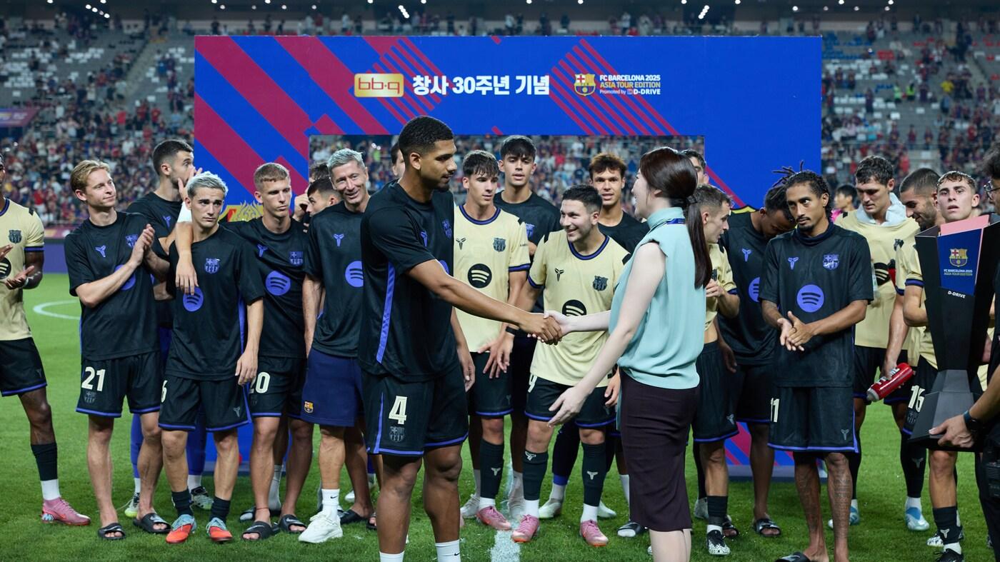 바르셀로나 선수단(디드라이브 제공) 