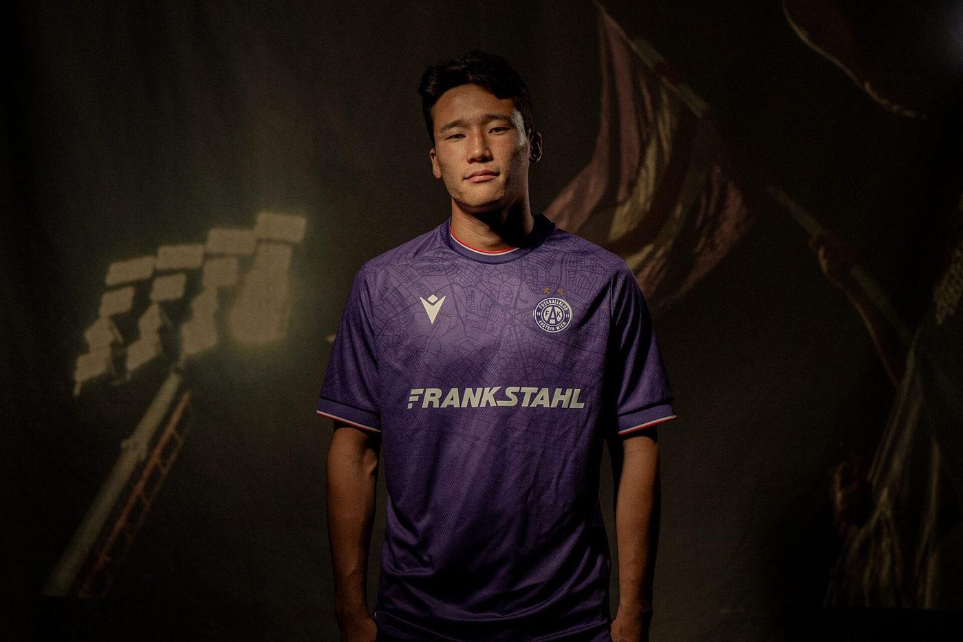 아우스트리아 빈에 입단한 이태석&#40;아우스트리아 빈 홈페이지 캡처&#41; 