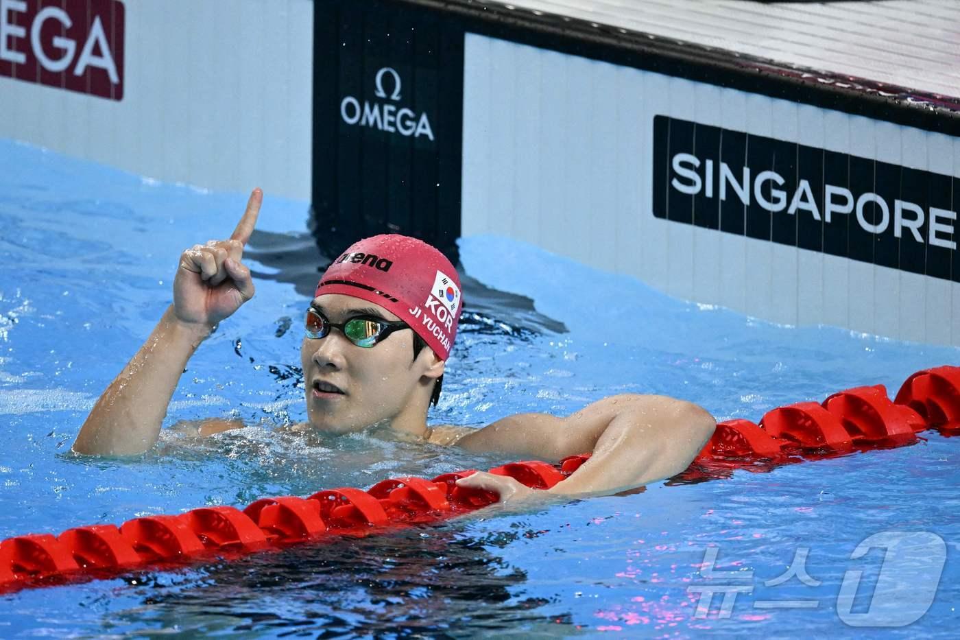지유찬(대구시청). ⓒ AFP=뉴스1