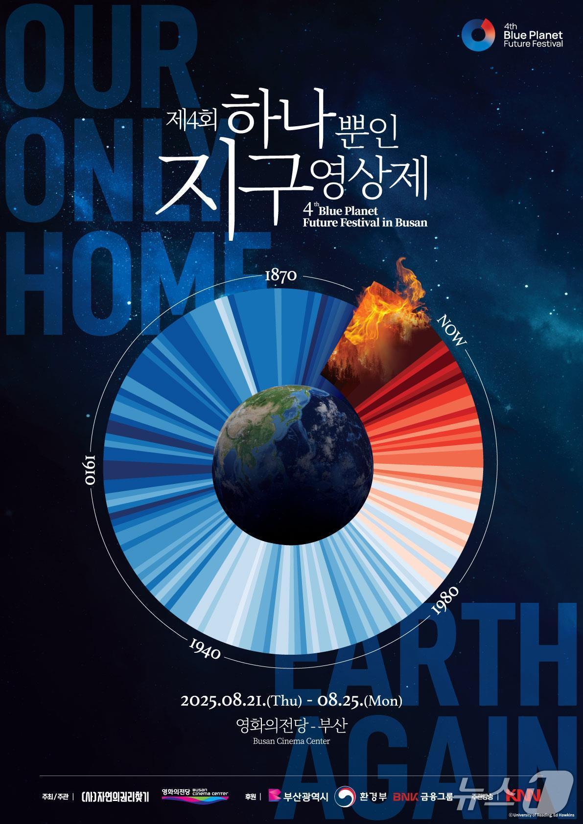 본문 이미지 - 제4회 하나뿐인 지구영상제 홍보 포스터.(부산시 제공. 재판매 및 DB금지)