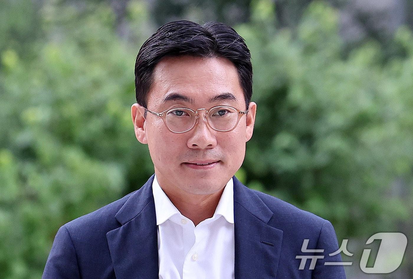 조영탁 IMS모빌리티 대표가 20일 오전 서울 종로구에 마련된 김건희 특검팀&#40;특별검사 민중기&#41; 사무실로 2차 소환조사를 받기 위해 출석하고 있다. 2025.8.20/뉴스1 ⓒ News1 박지혜 기자