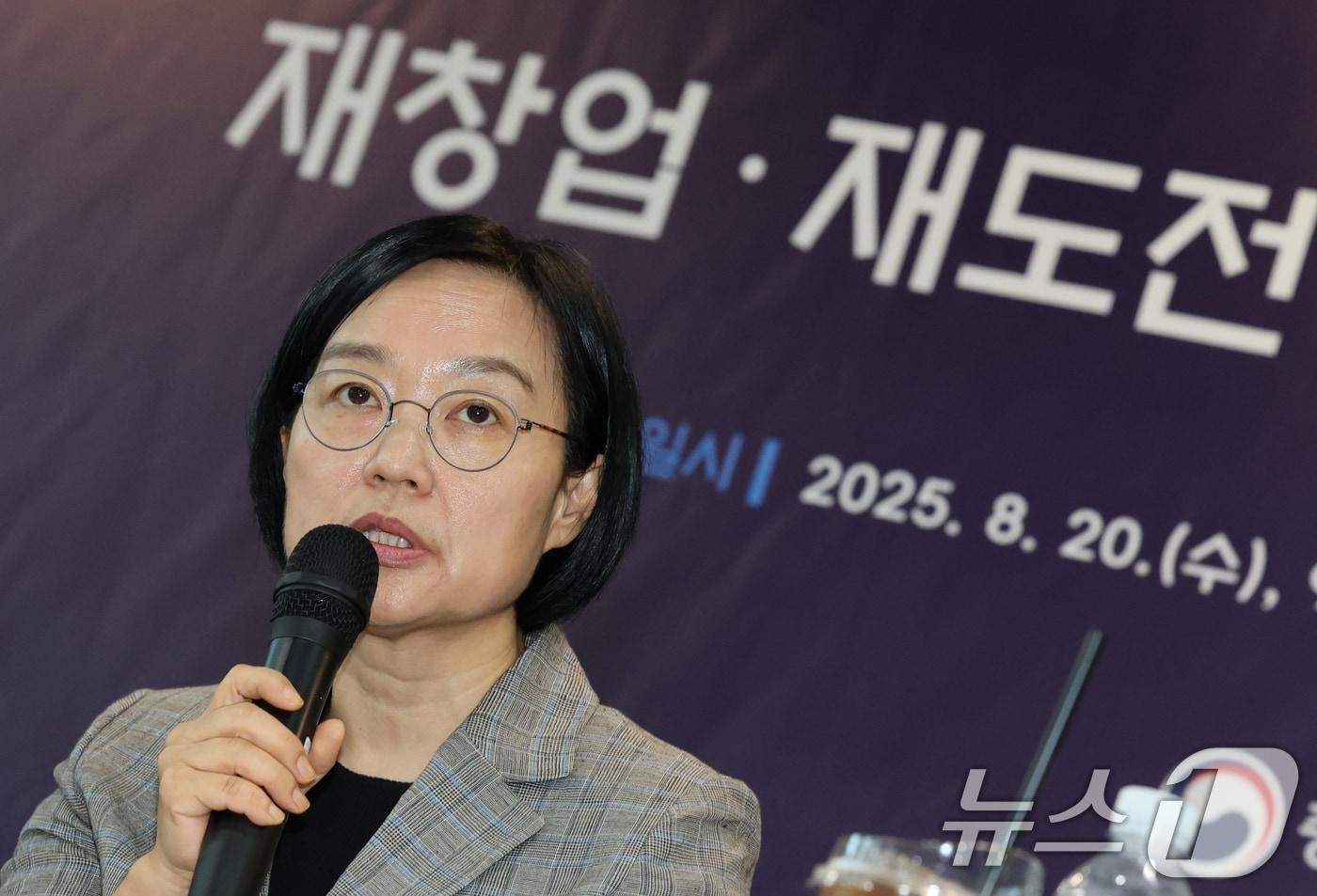 한성숙 중소벤처기업부 장관. 사진은 기사 내용과 무관하다. 2025.8.20/뉴스1 ⓒ News1 김기태 기자