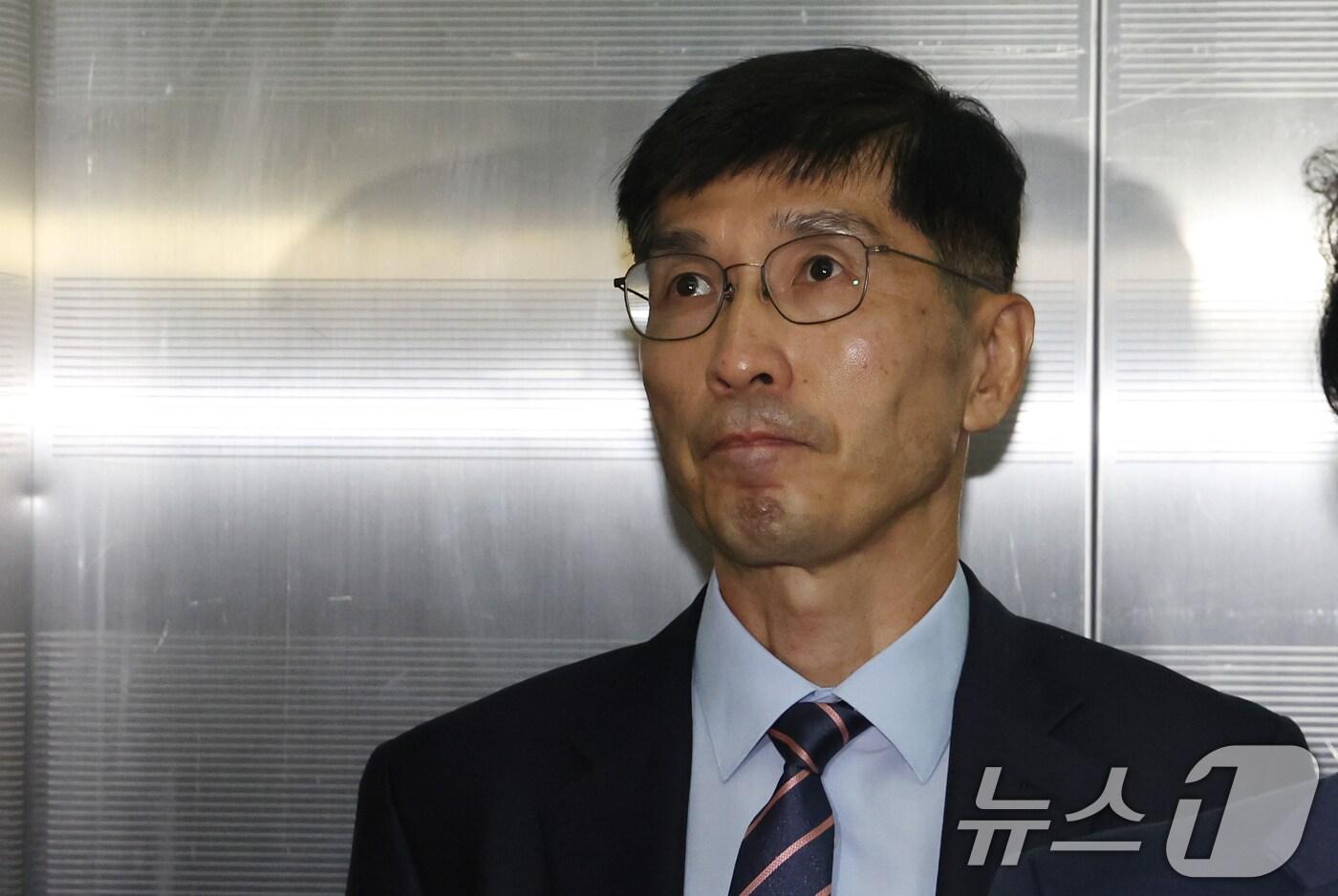 임기훈 전 국가안보실 국방비서관(육군 중장·현 국방대학교 총장)이 20일 오전 서울 서초구 순직해병 특검팀(이명현 특별검사) 사무실에서 조사를 받기 위해 출석하고 있다. 2025.8.20/뉴스1 ⓒ News1 김명섭 기자