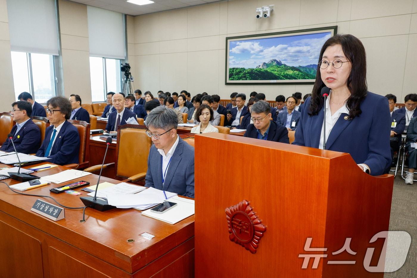 이미선 기상청장.ⓒ News1 안은나 기자