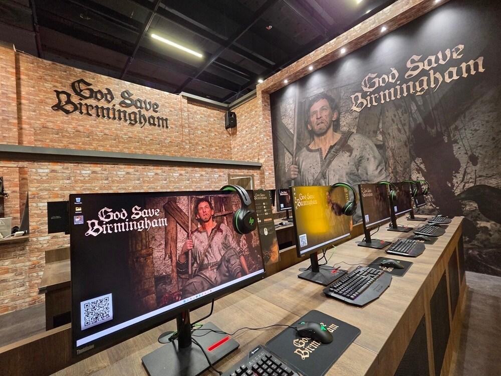 본문 이미지 - 카카오게임즈 자회사 오션드라이브 스튜디오가 독일 쾰른에서 열린 '2025 게임스컴'에 체험 부스를 설치했다.(카카오게임즈 제공. 재판매 및 DB금지)2025.8.20/뉴스1