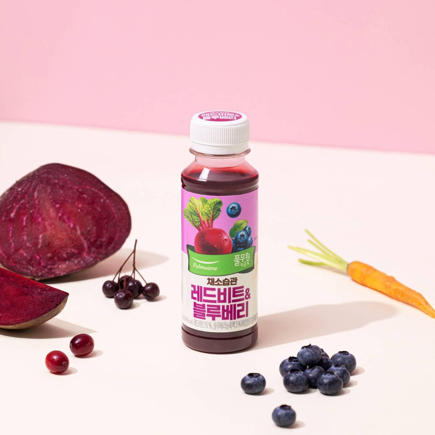본문 이미지 - &#39;채소습관 레드비트&블루베리&#39;&#40;풀무원녹즙 제공&#41;