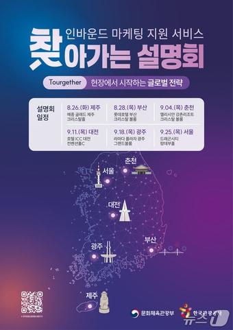 본문 이미지 - 인바운드 마케팅 지원 서비스 설명회 포스터(한국관광공사 제공)