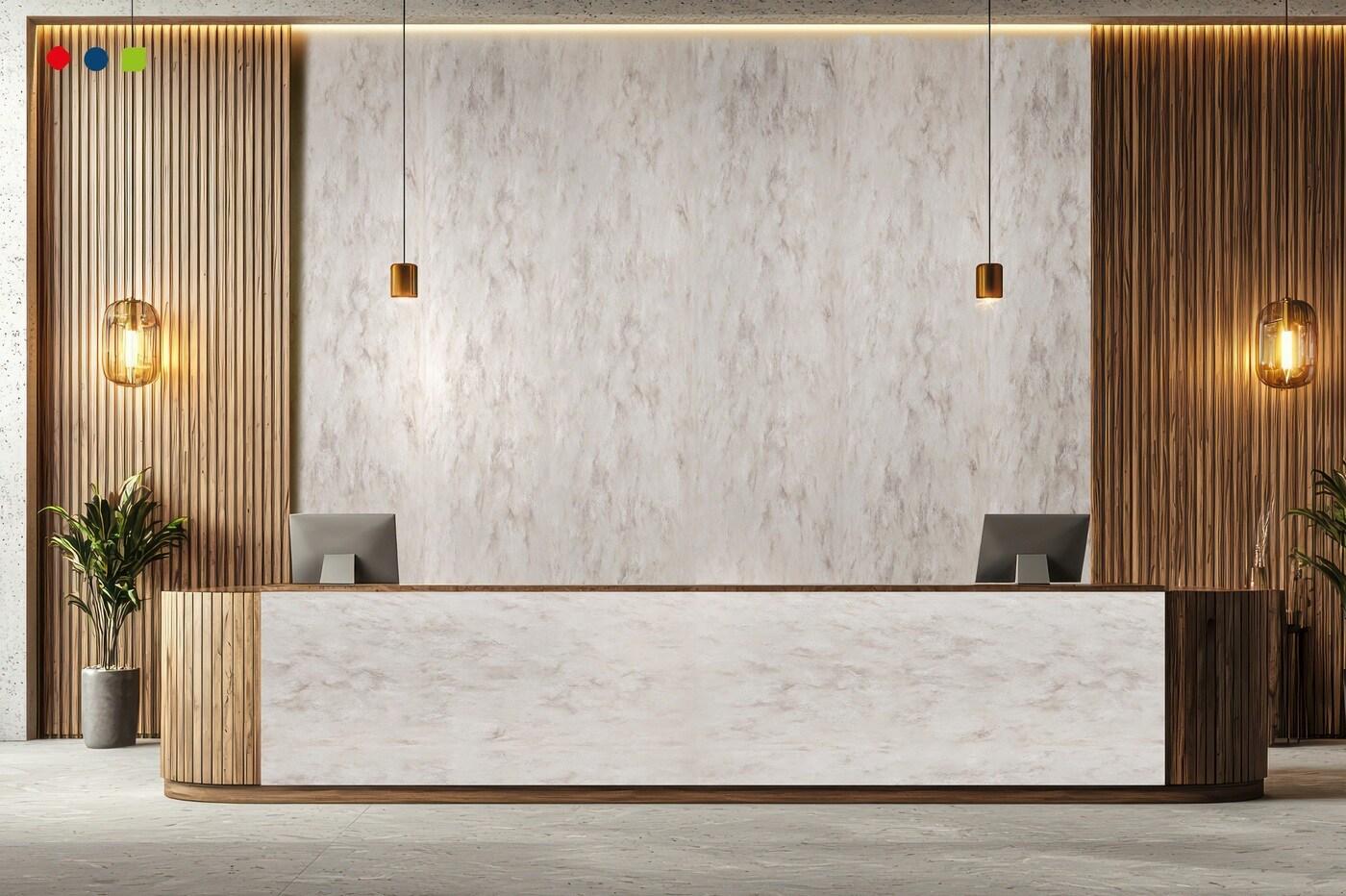 롯데케미칼이 프리미엄 인조대리석 브랜드 스타론(Staron)의 신제품 '아리아 컬렉션'을 출시했다.(롯데케미칼 제공)