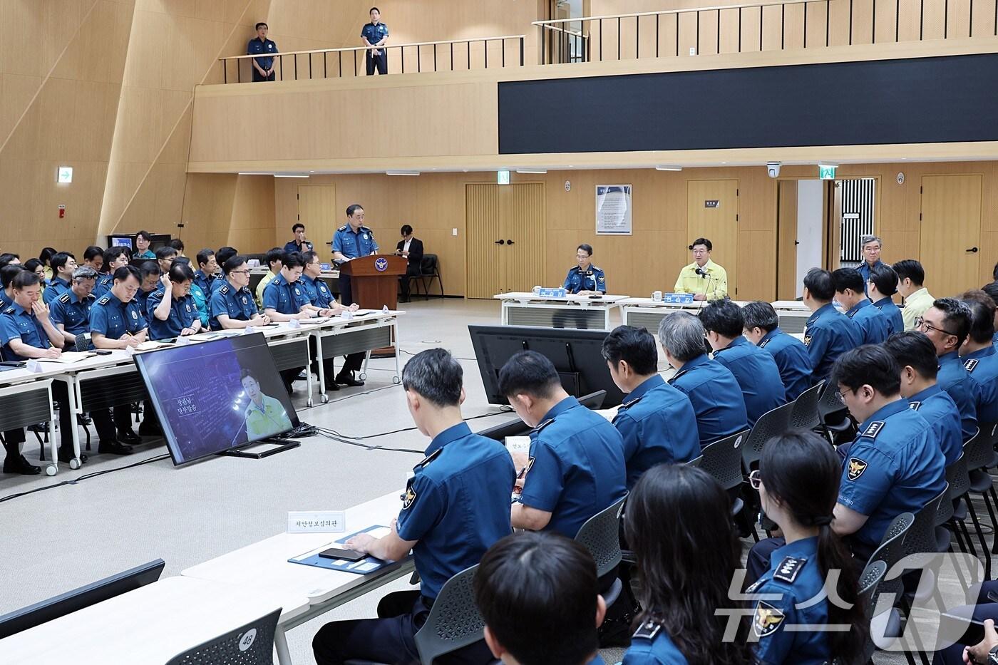 을지연습 당시 윤호중 행정안전부 장관의 모습 (행정안전부 제공. 재판매 및 DB 금지) 2025.8.21/뉴스1