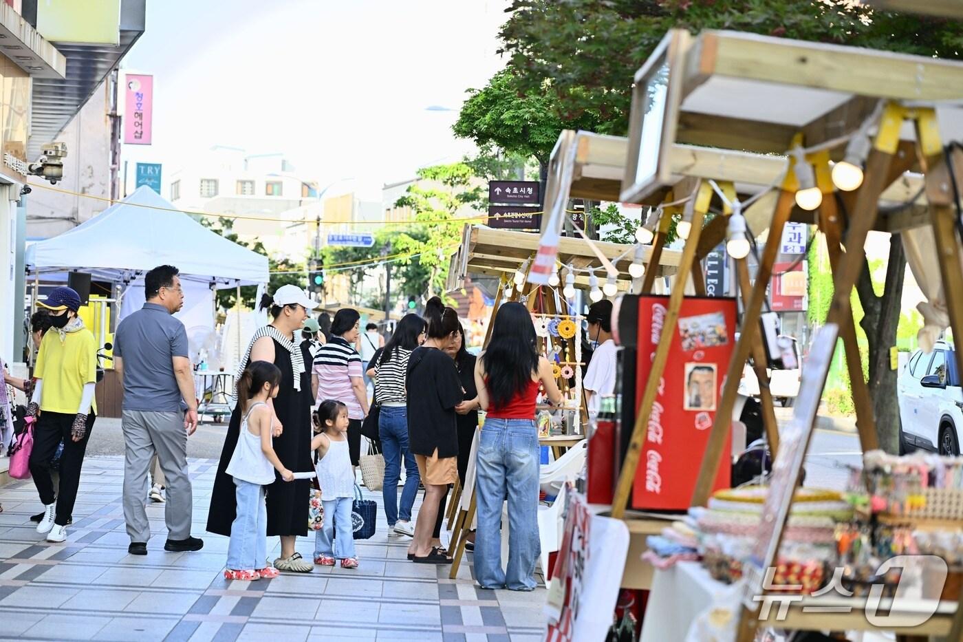 속초 로데오마켓.&#40;속초시 제공, 재판매 및 DB 금지&#41; 2025.8.21/뉴스1