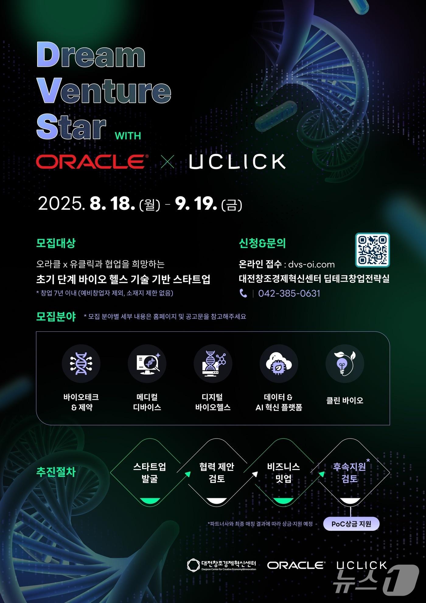 본문 이미지 - 드림벤처스타 모집 안내 포스터(대전혁신센터 제공) /뉴스1