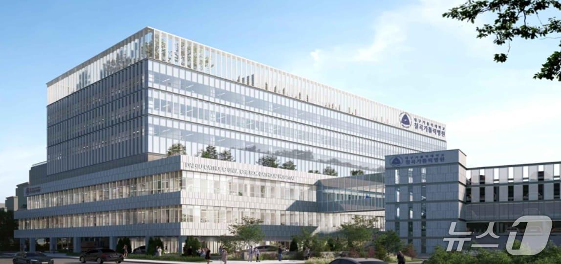 본문 이미지 - 대구가톨릭대 칠곡가톨릭 새병원 조감도.(HS화성 제공. 재판매 및 DB 금지)
