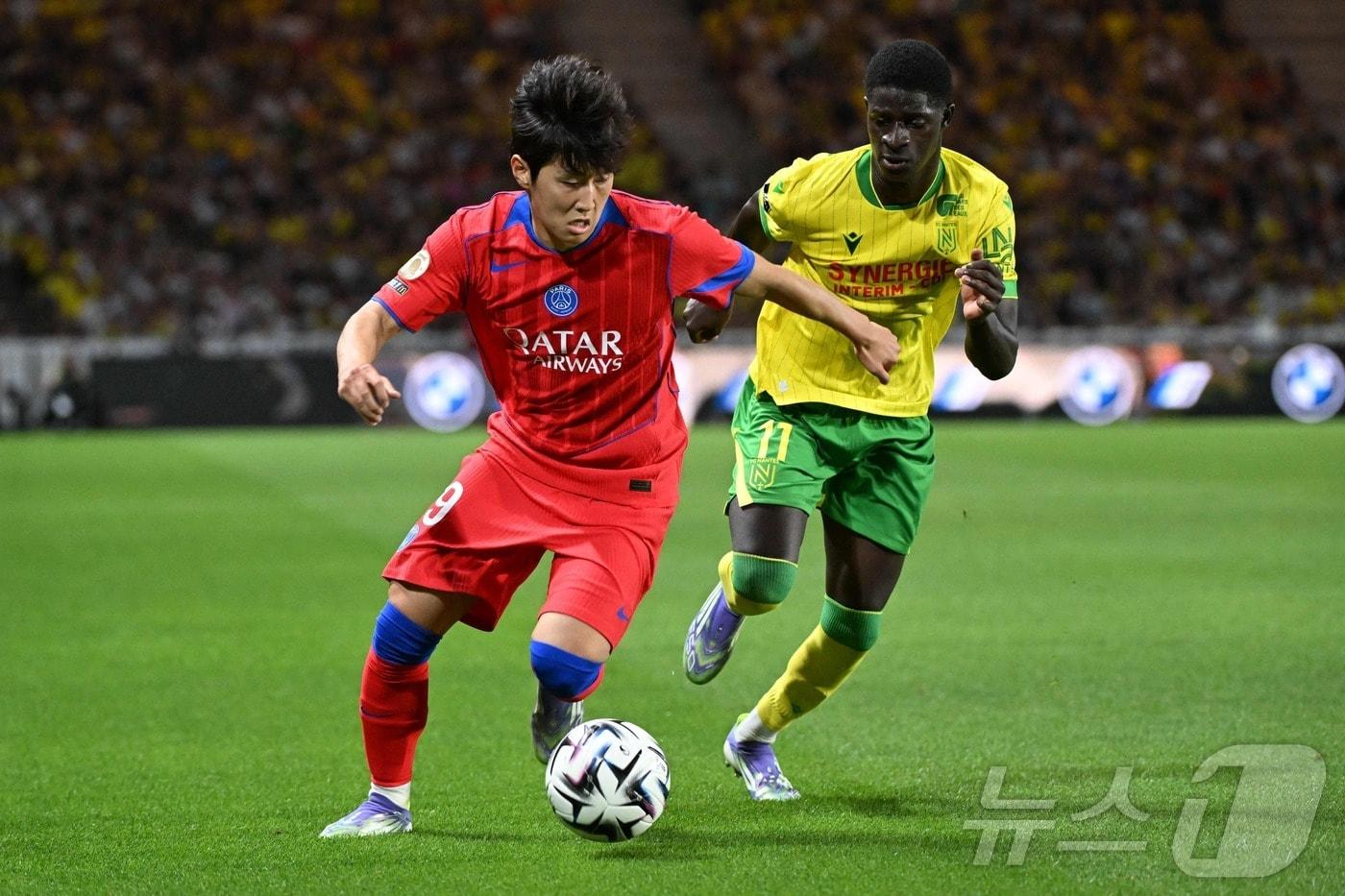 파리 생제르맹(PSG) 이강인. ⓒ AFP=뉴스1