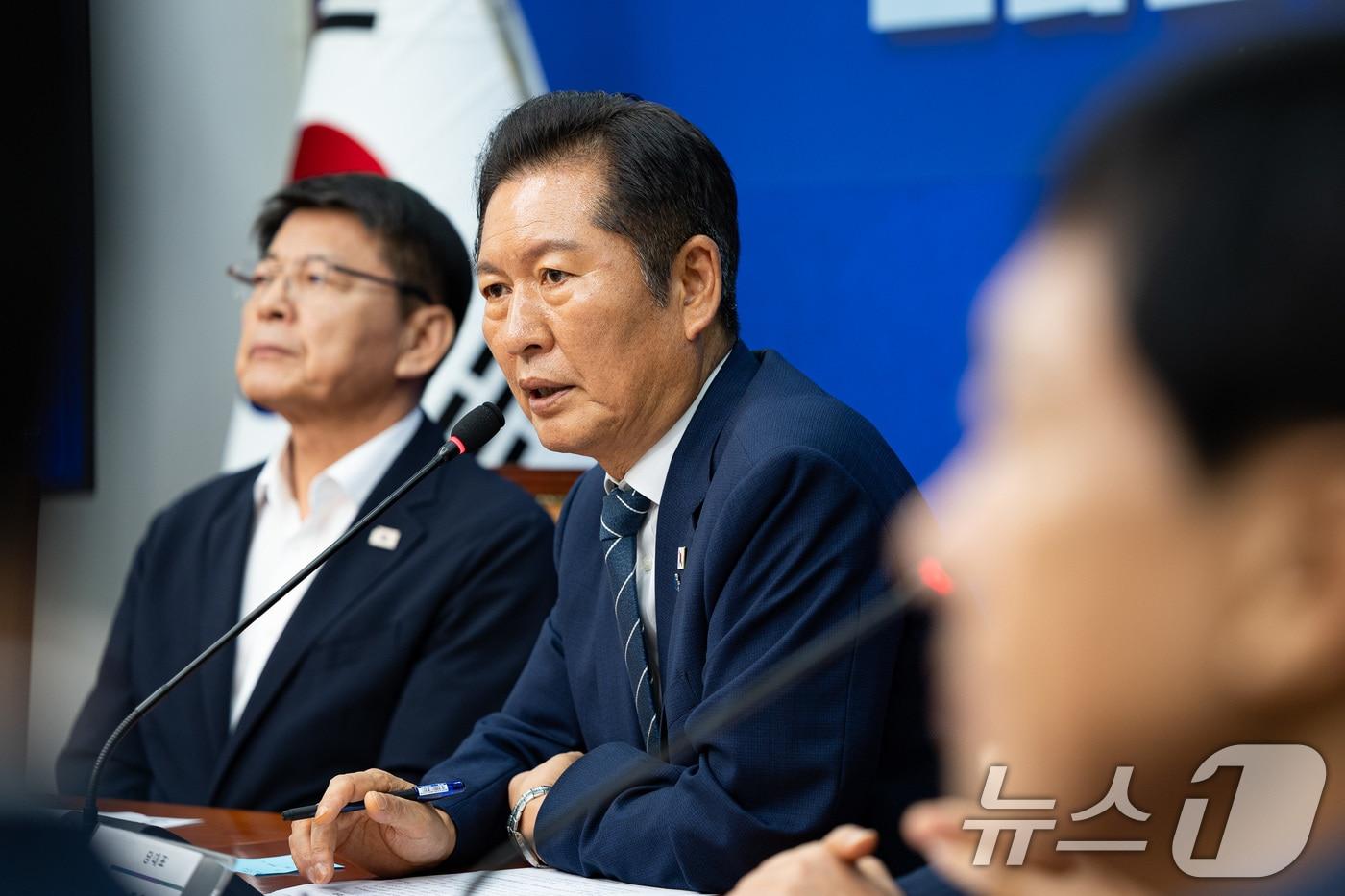 정청래 더불어민주당 대표. 2025.8.21/뉴스1 ⓒ News1 유승관 기자