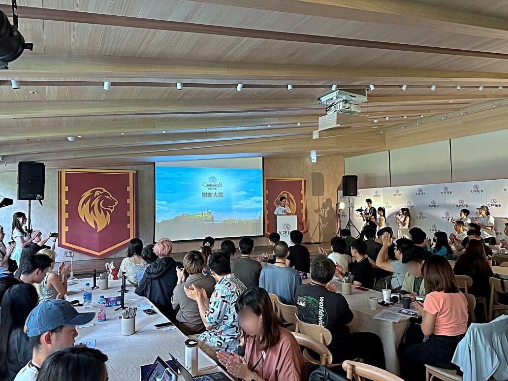 본문 이미지 - 카카오게임즈가 20일(현지시간) 대만 타이베이에서 신작 '가디스오더' 시연회를 열었다.(카카오게임즈 제공. 재판매 및 DB금지)2025.8.21/뉴스1