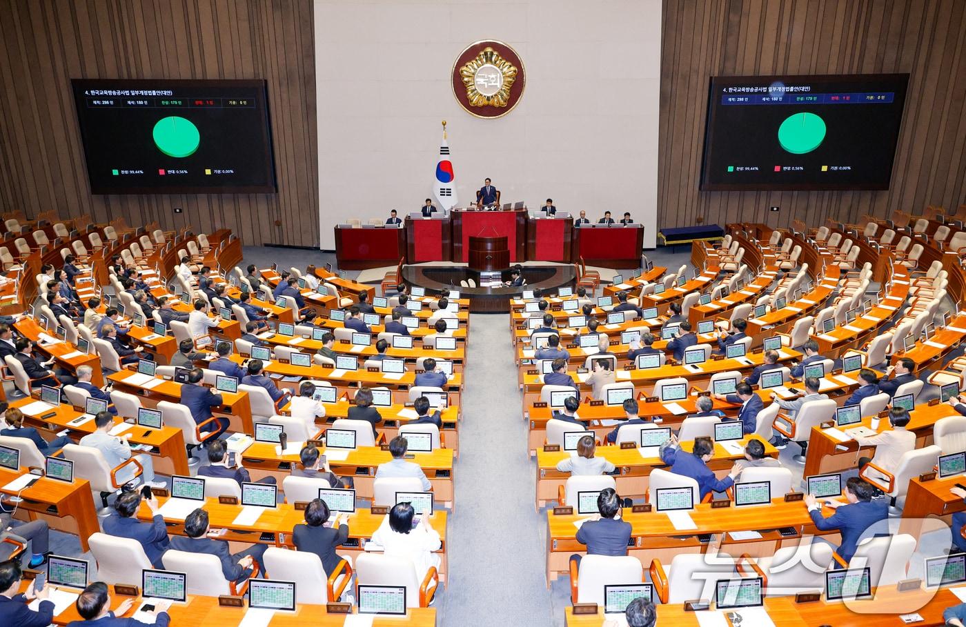 본문 이미지 - 서울 여의도 국회 본회의장. 뉴스1 ⓒ News1 안은나 기자