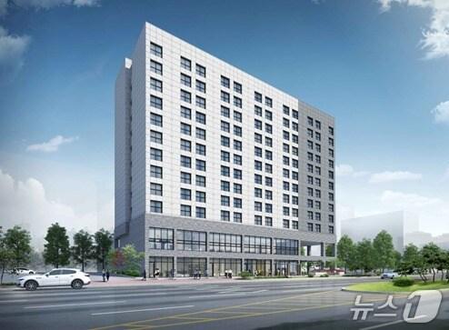 본문 이미지 - 국내 최초로 수익을 다시 청년 창업에 투자하는 &#39;경기도형 창업특화주택&#39;이 내년 수원에서 문을 연다. 사진은 경기주택도시공사의 창업특화주택 조감도.&#40;GH 제공. 재판매 및 DB금지&#41;/뉴스1