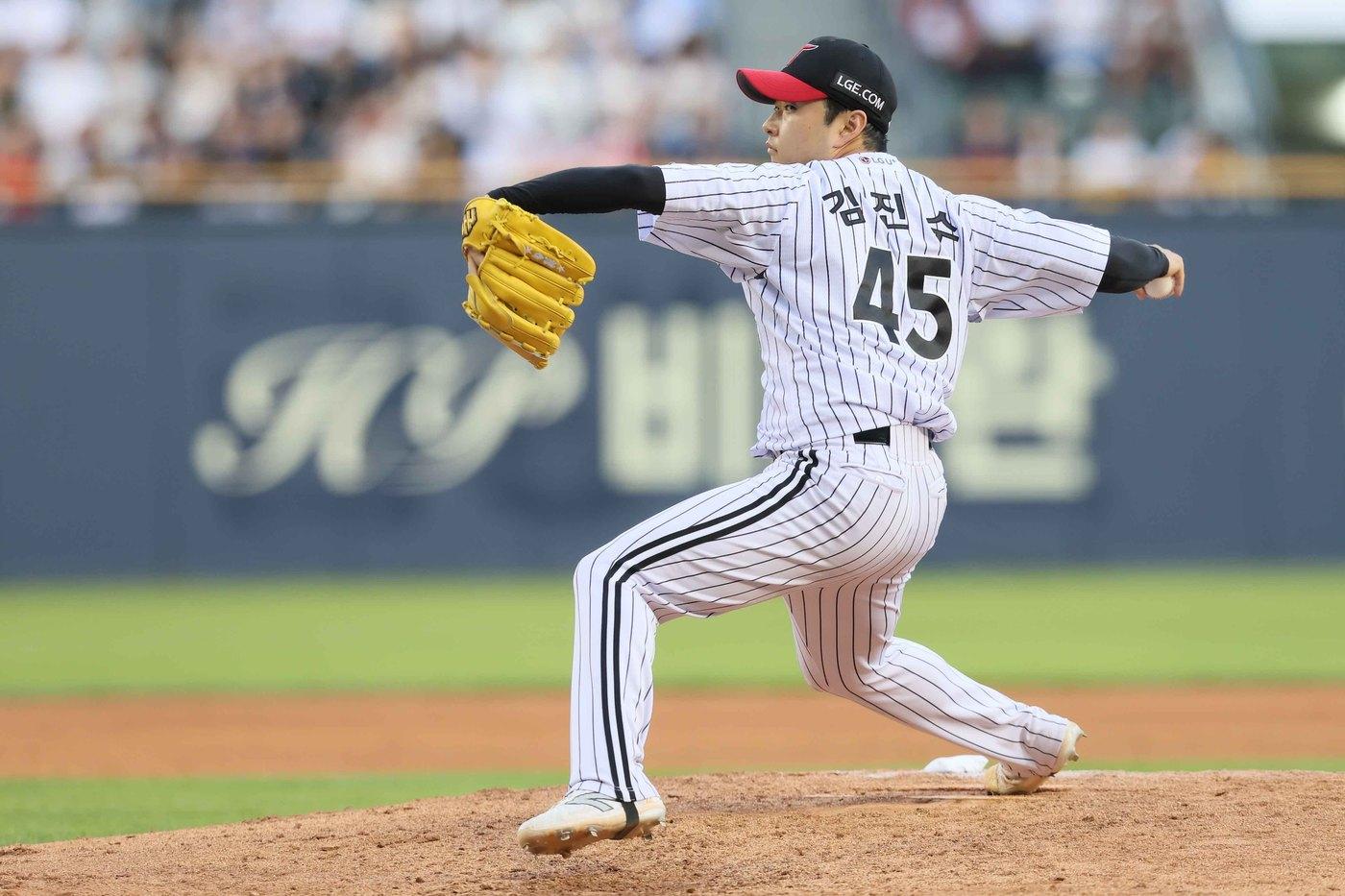 LG 트윈스 투수 김진수. &#40;LG 트윈스 제공&#41;