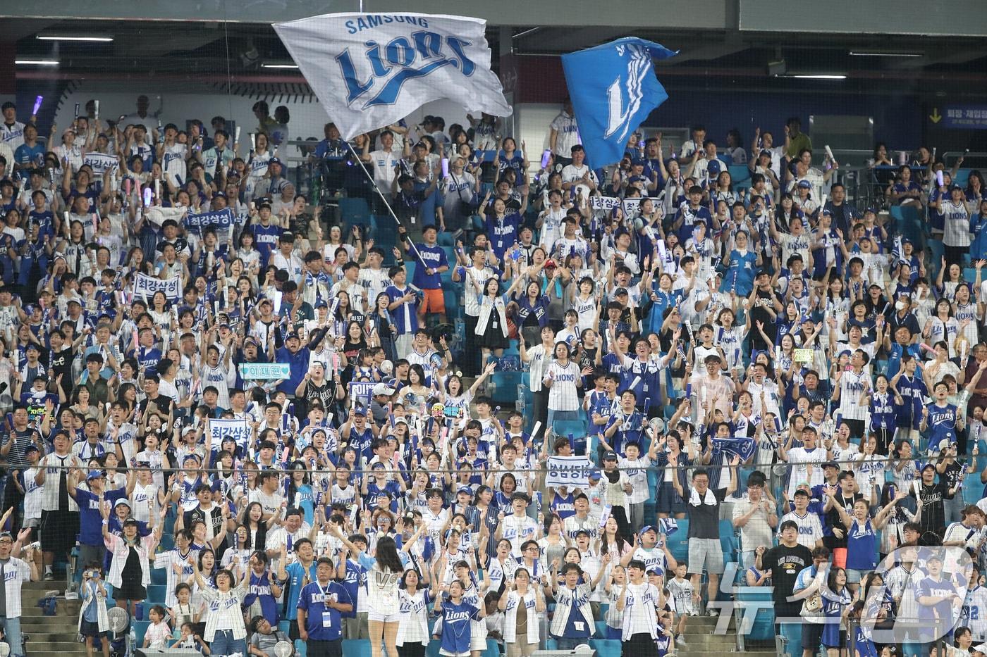 대구삼성라이온즈파크를 찾은 야구팬들. 2025.8.23/뉴스1 ⓒ News1 공정식 기자