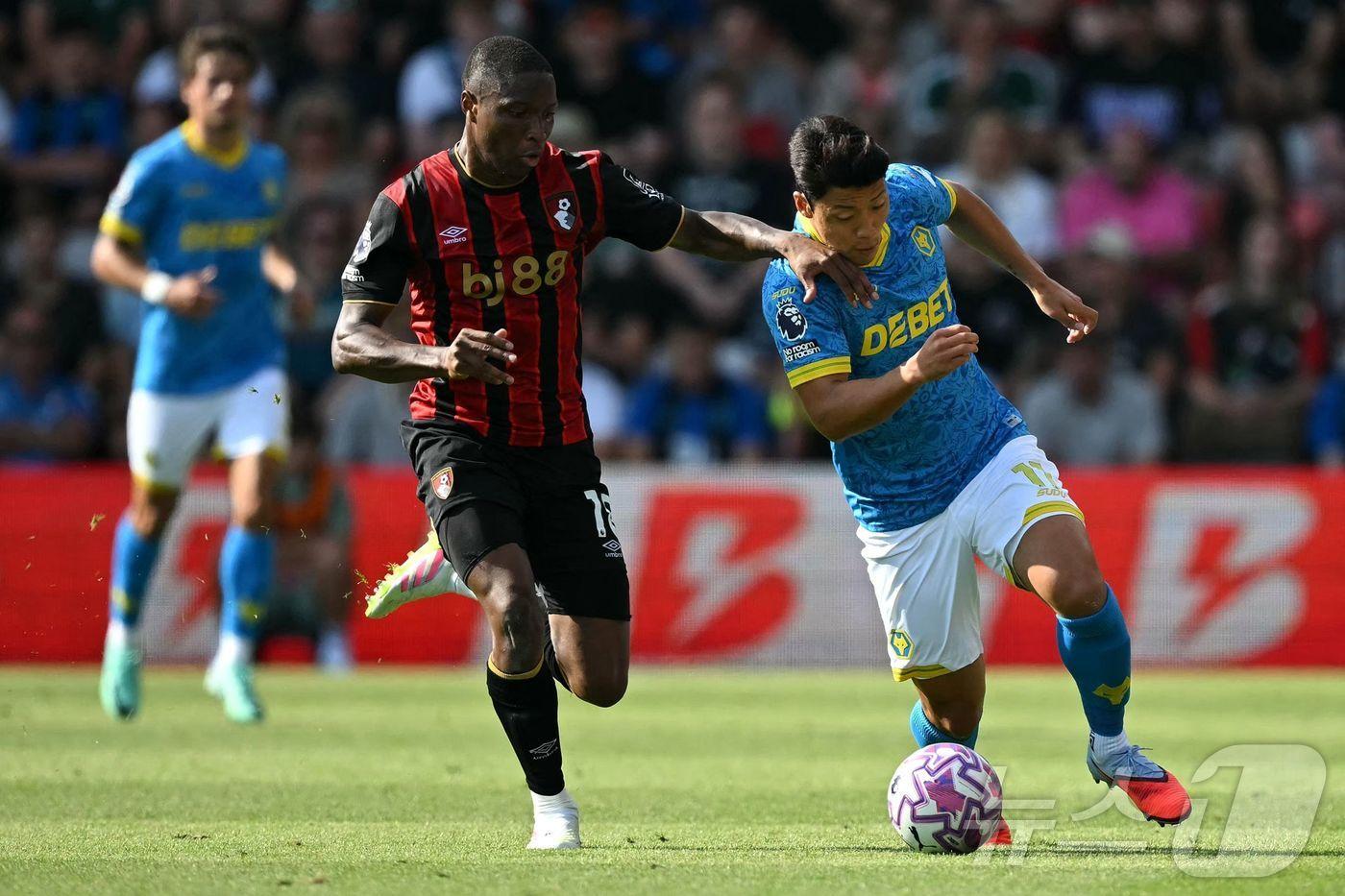 울버햄튼 황희찬. ⓒ AFP=뉴스1