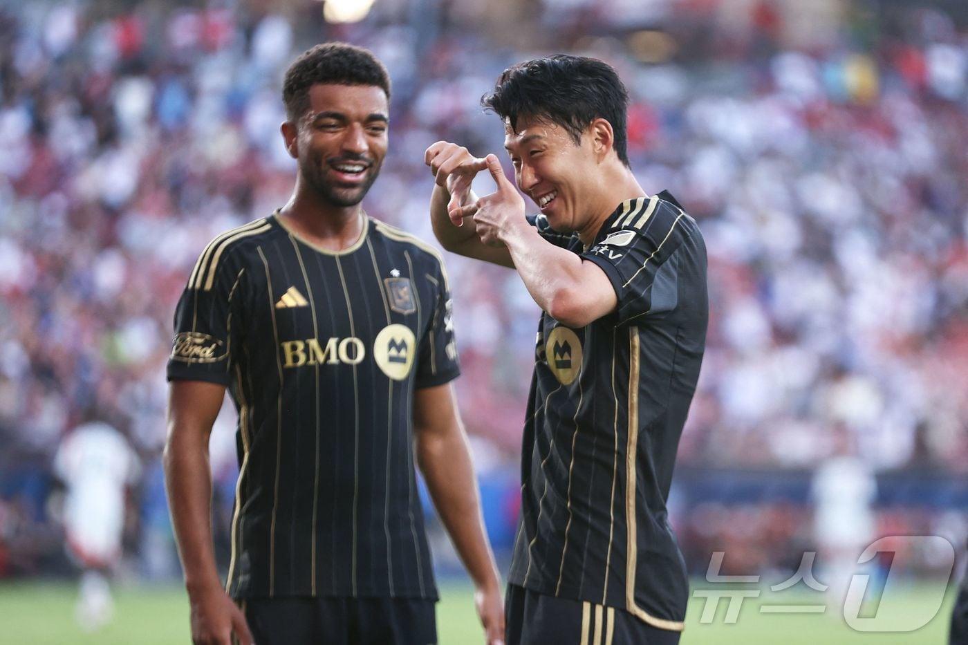 MLS LA FC가 손흥민 효과를 톡톡히 누리고 있다. 경기력도 순위도 점점 올라가고 있다. ⓒ AFP=뉴스1 