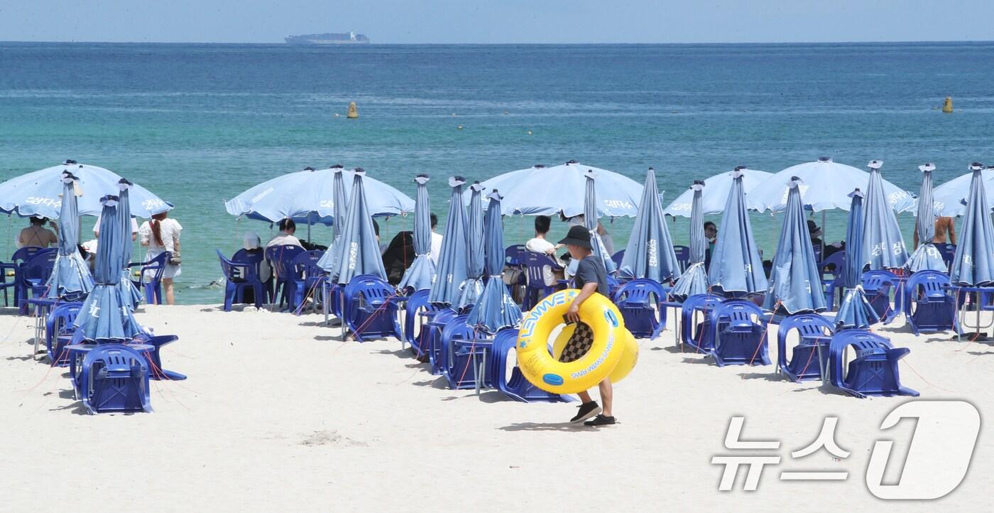 제주시 조천읍 함덕해수욕장. 2025.8.24/뉴스1 ⓒ News1 오현지 기자