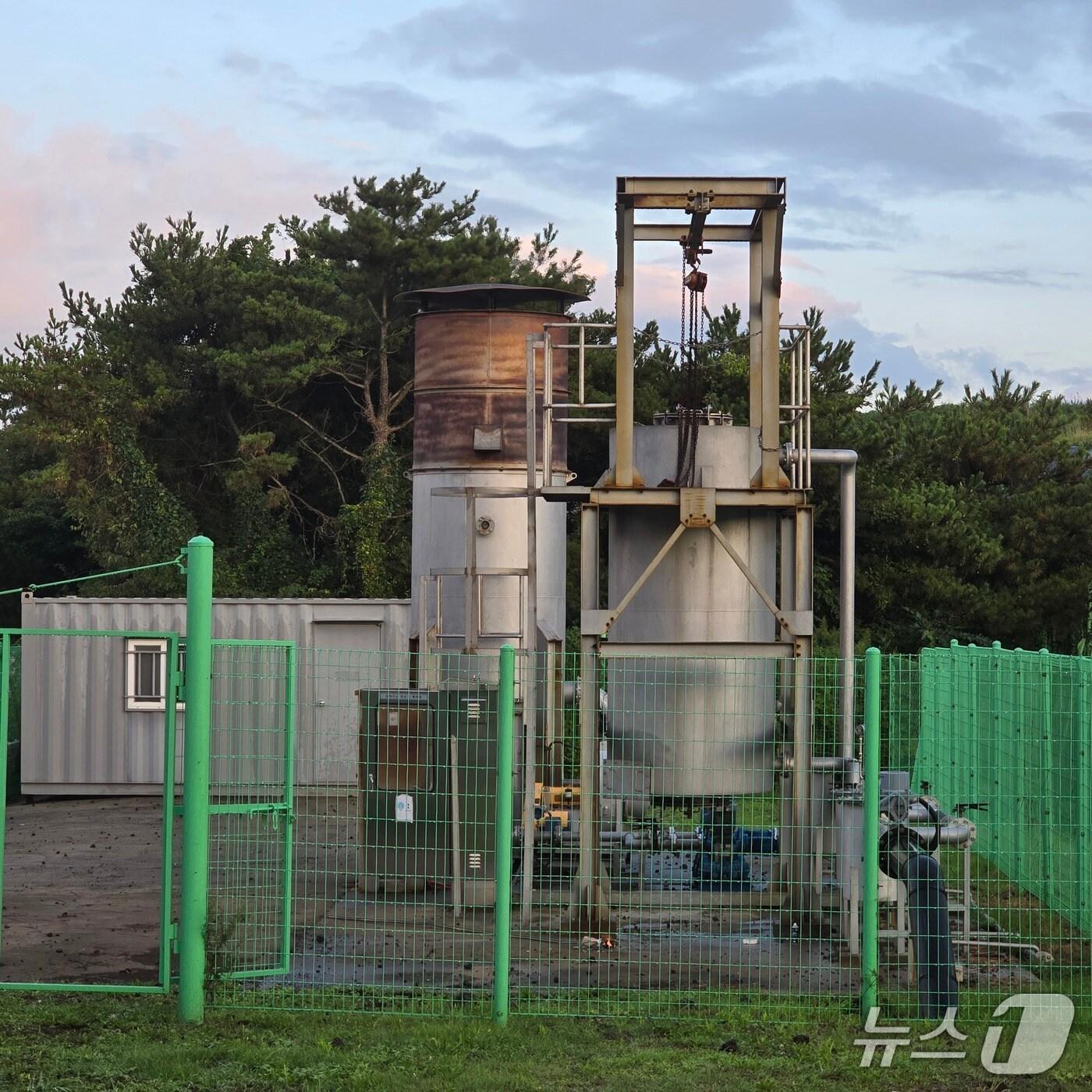 본문 이미지 - 색달매립장 온실가스 감축설비(서귀포시 제공. 재판매 및 DB 금지)