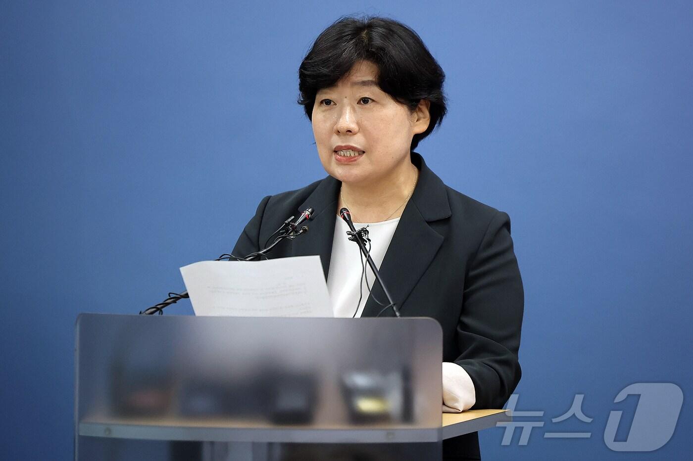 12·3 비상계엄&#39; 관련 내란·외환 사건을 수사하는 내란특검팀 박지영 특검보./뉴스1 ⓒ News1 김진환 기자