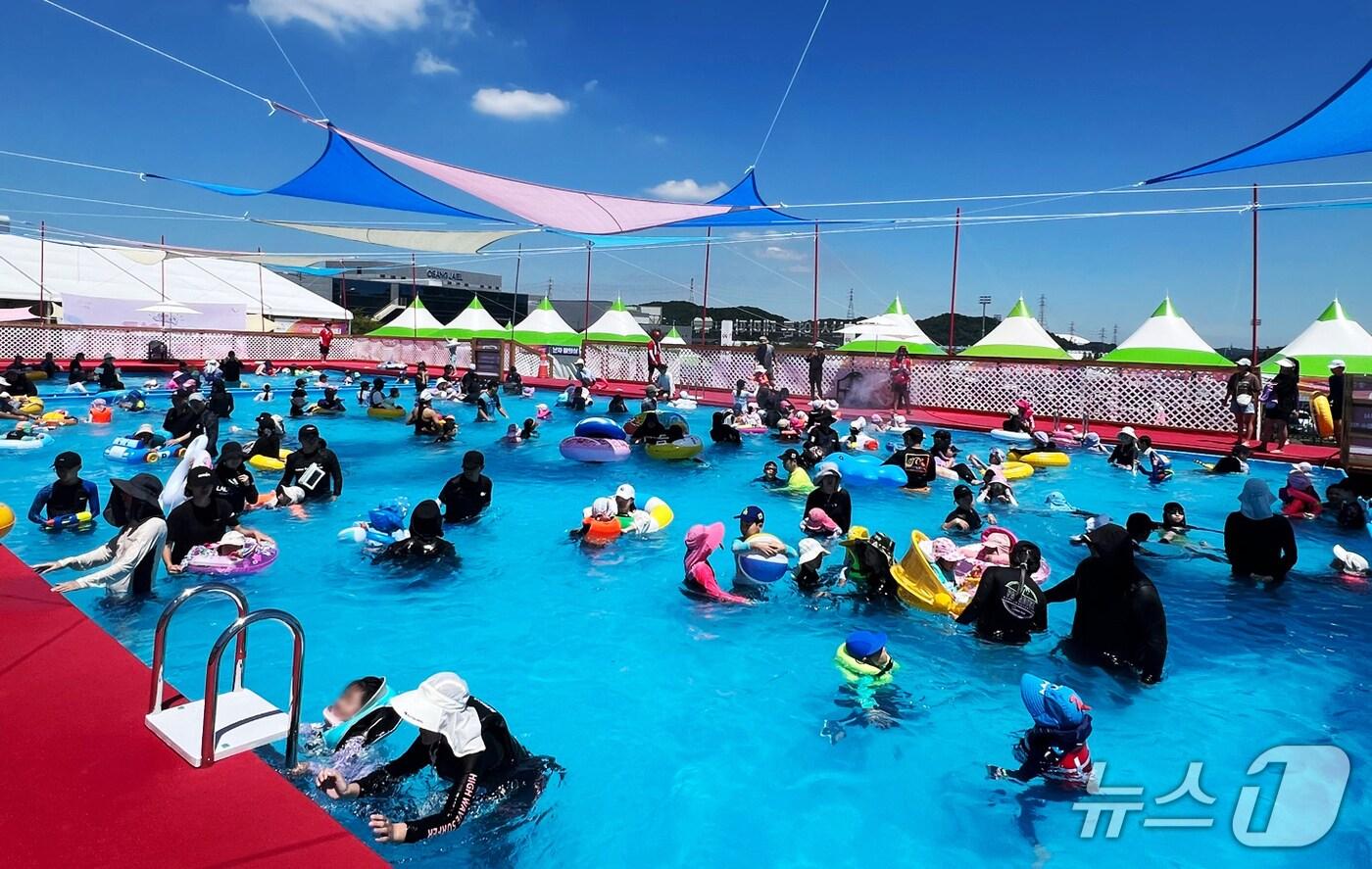 지난 7월 19일부터 8월 24일까지 진행된 여름 테마파크 모습(서산시 제공. 재판매 및 DB금지)2025.8.25/뉴스1