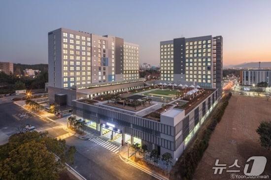 본문 이미지 - 포스코 포항 해도동 신축 기숙사 조감도. (포항시제공, 재판매 및 DB금지) 2025.8.25/뉴스1 