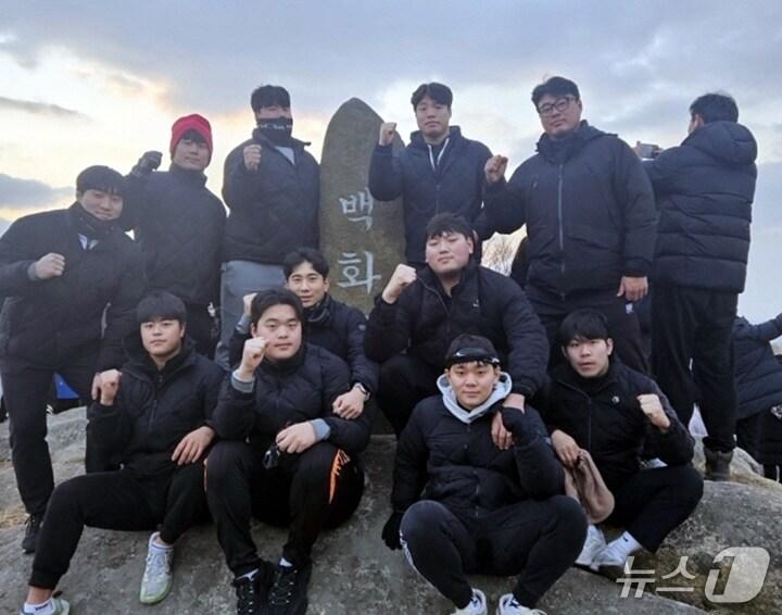 본문 이미지 - 태안군청씨름단 모습(태안군 제공. 재판매 및 DB금지)2025.8.25/뉴스1