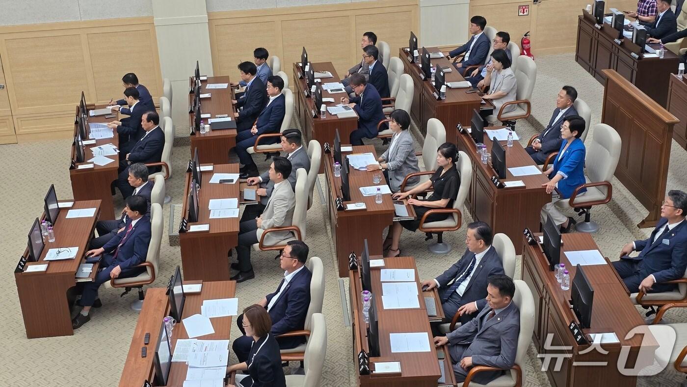 100회 임시회가 열린 세종시의회 본회의장. / 뉴스1