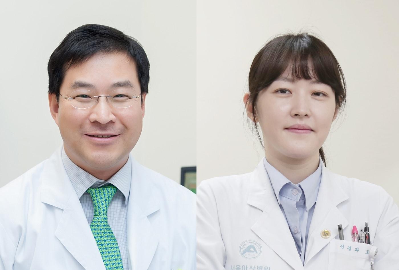정선주(왼쪽)·조성양 서울아산병원 신경과 교수.(서울아산병원 제공)