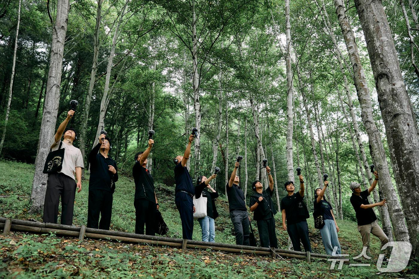강원 정선군의 화암 포레스트 사운드 위킹 웰니스 프로그램 홍보 자료 사진. (정선군 제공. 재판매 및 DB금지) 2025.8.25/뉴스1