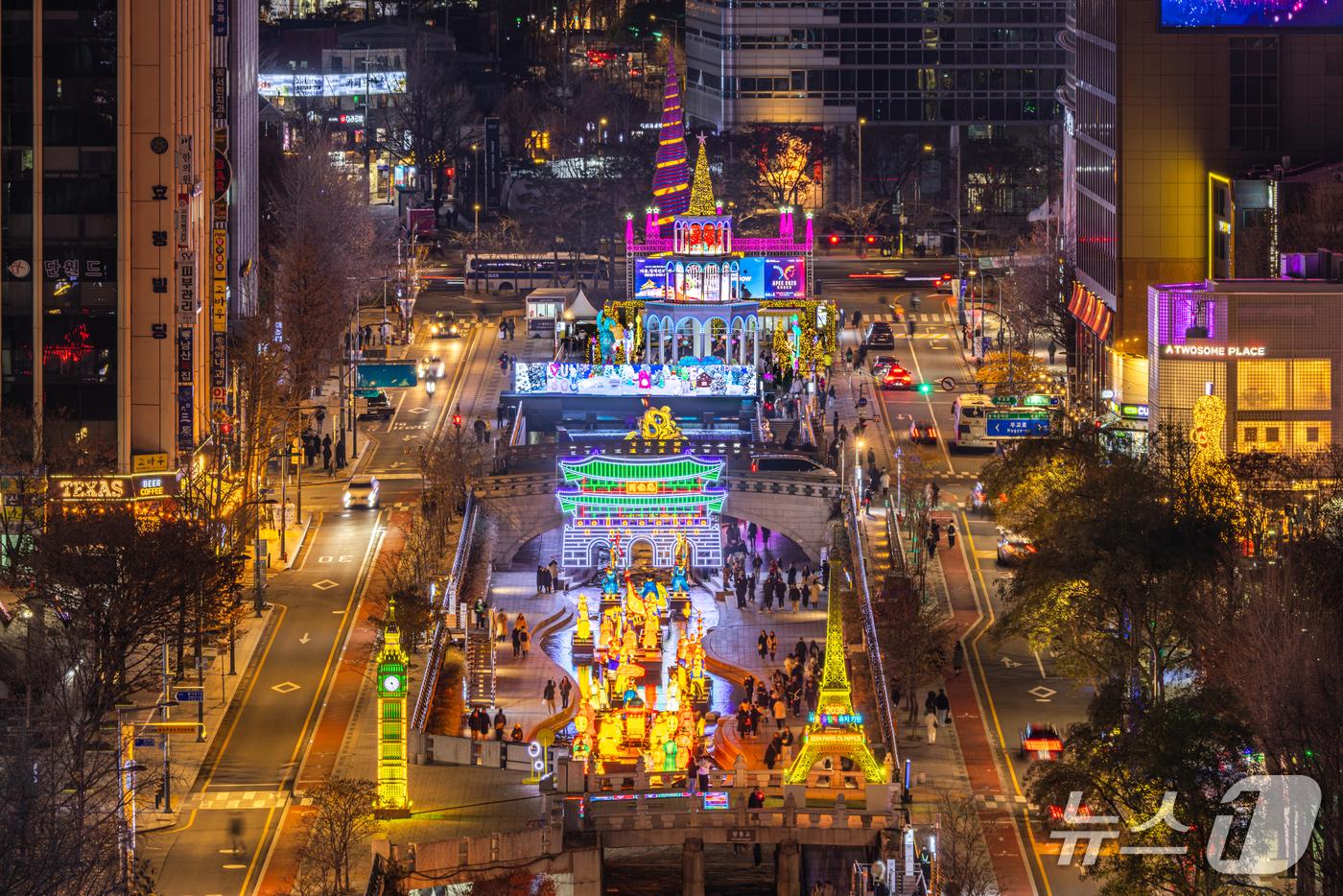 2024 서울빛초롱축제 행사 전경&#40;서울관광재단 제공&#41;