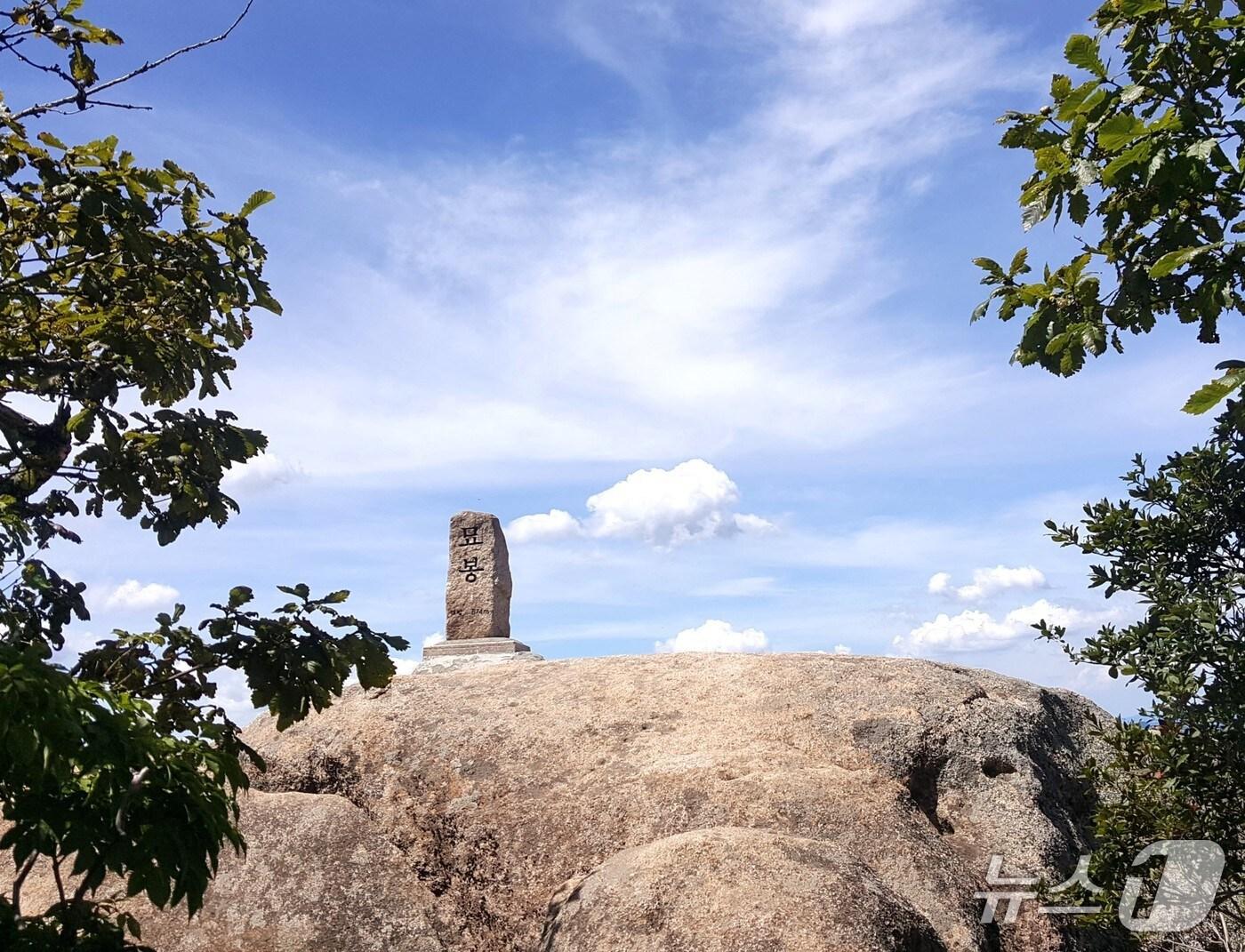본문 이미지 - 속리산 묘봉 정상( 속리산사무소 제공, 재판매 및 DB금지) /뉴스1