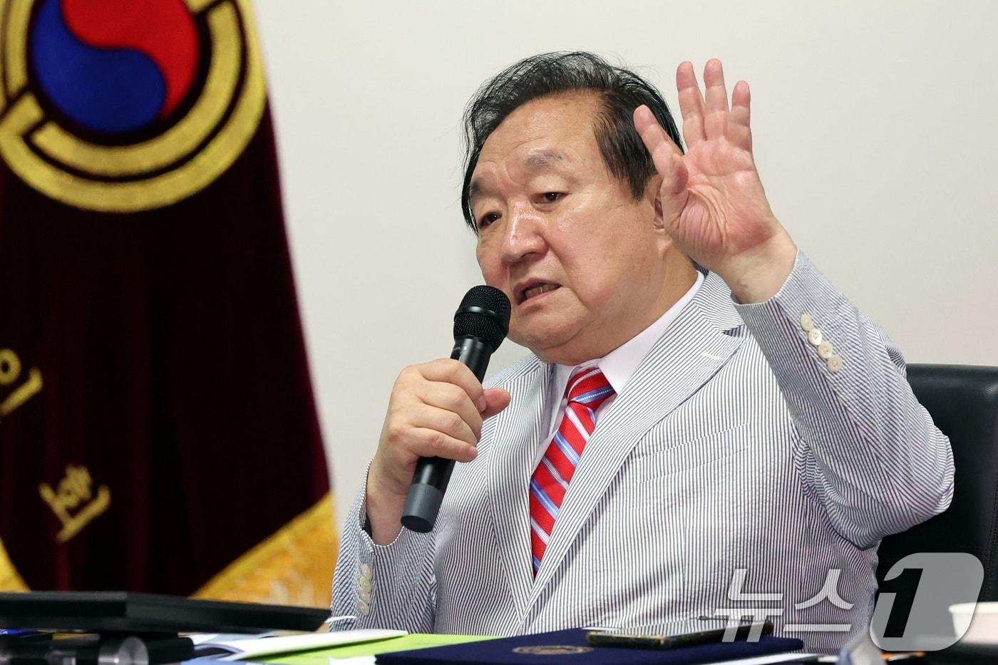 정대철 헌정회 회장. ⓒ News1 황기선 기자