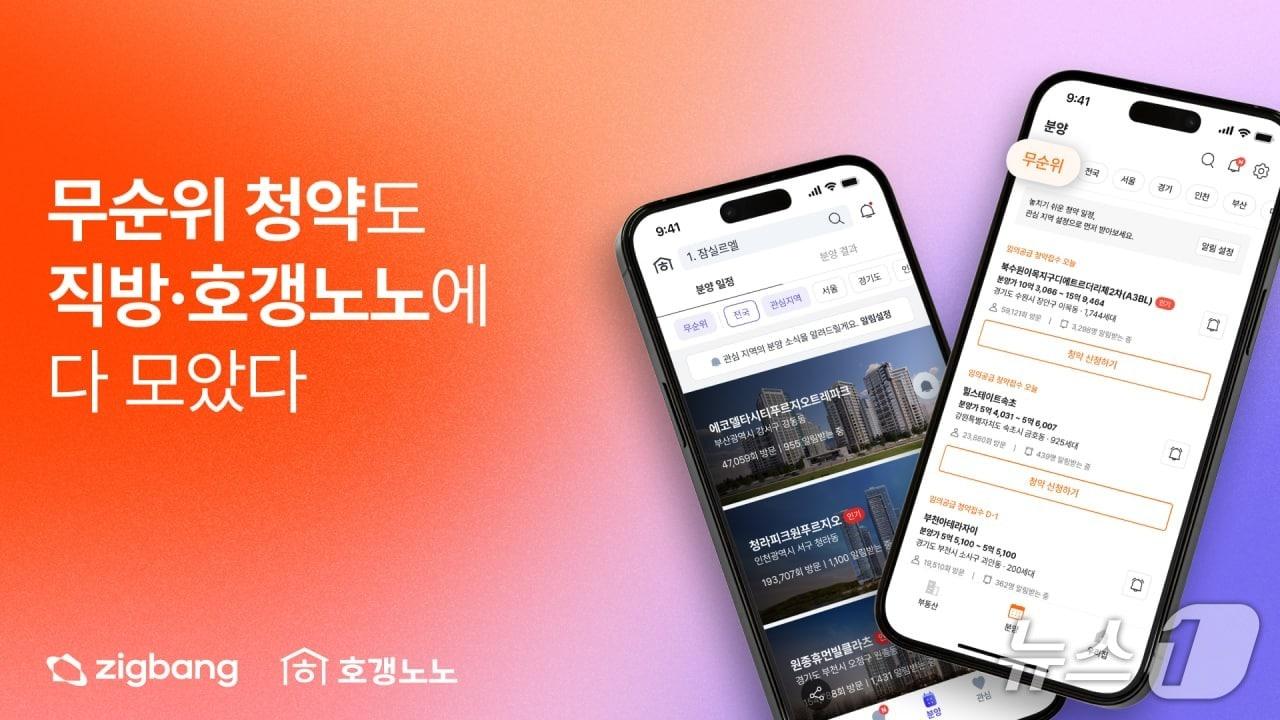 본문 이미지 - 직방, 청약 단지 정보부터 신청까지 원스톱 &#39;분양&#39; 서비스 강화 &#40;직방 제공&#41; 뉴스1 ⓒ News1