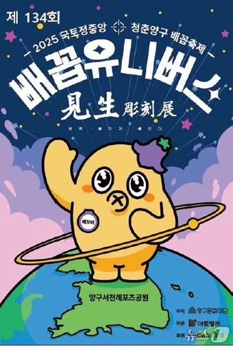 본문 이미지 - 배꼽축제 견생 조각전 리플렛./뉴스1