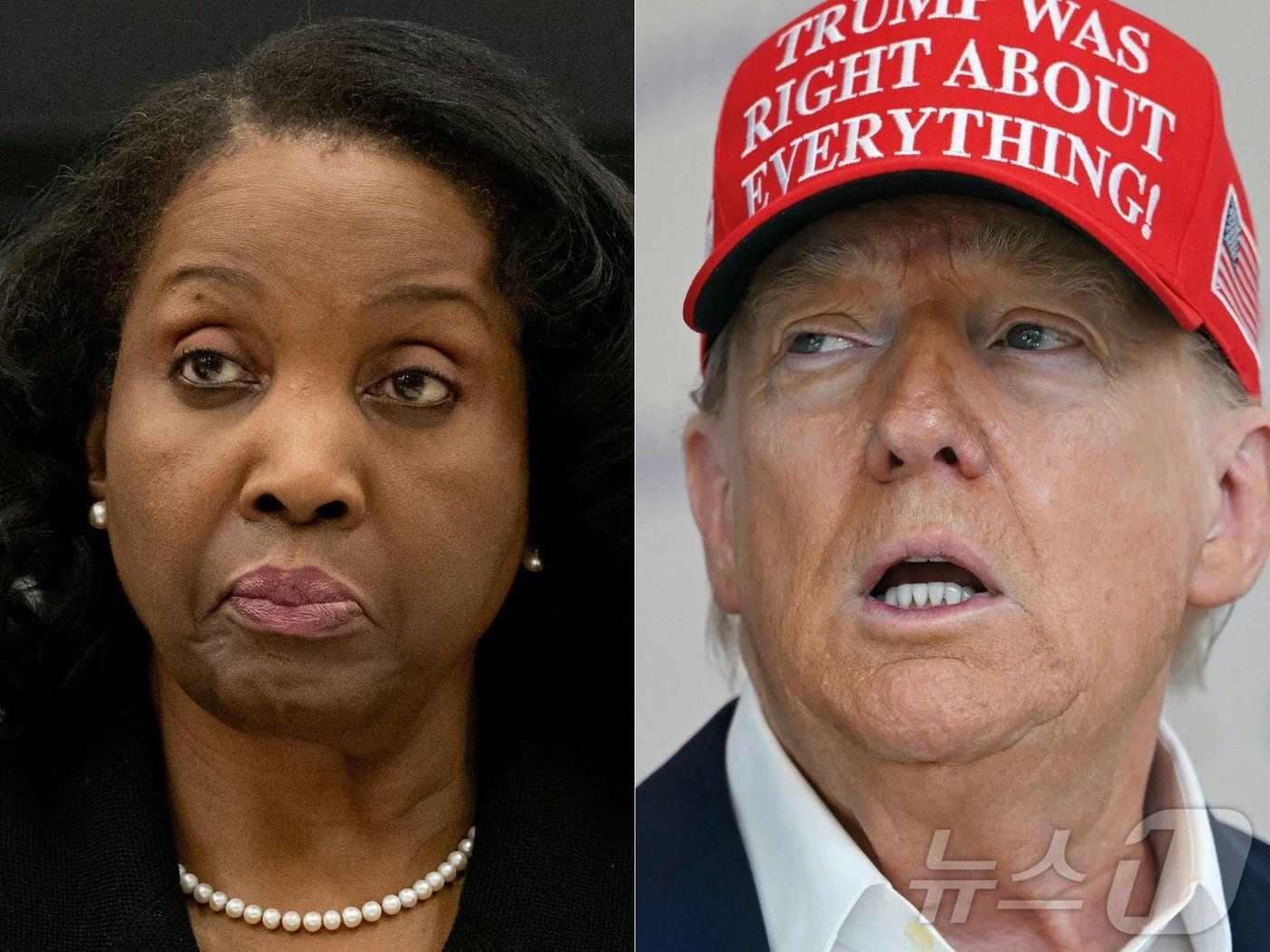 본문 이미지 - 연방준비제도(연준)의 리사 쿡 이사(왼쪽)와 도널드 트럼프 미국 대통령 ⓒ AFP=뉴스1