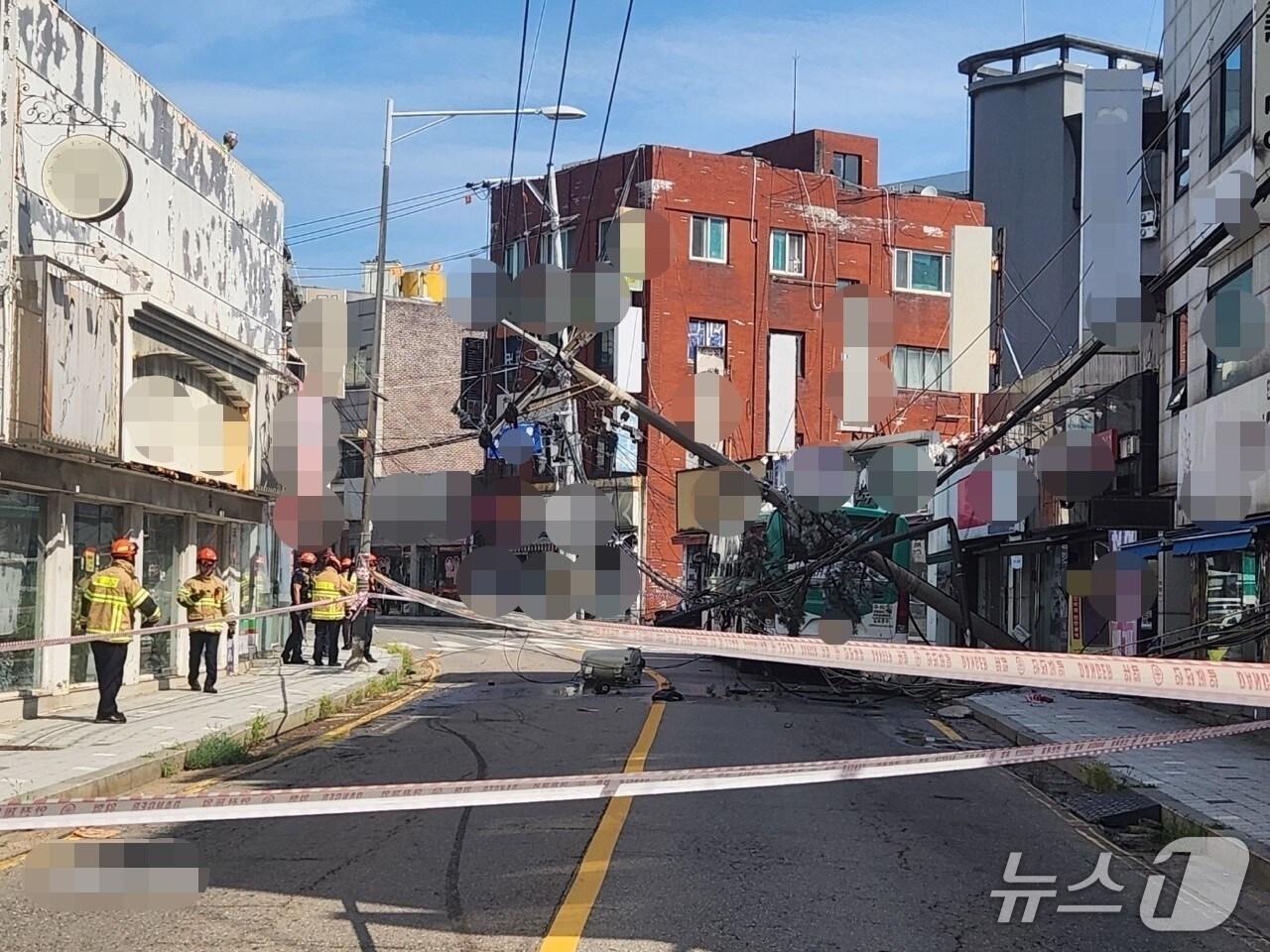 본문 이미지 - 사고현장(김포소방서 제공.재판매 및 DB금지)