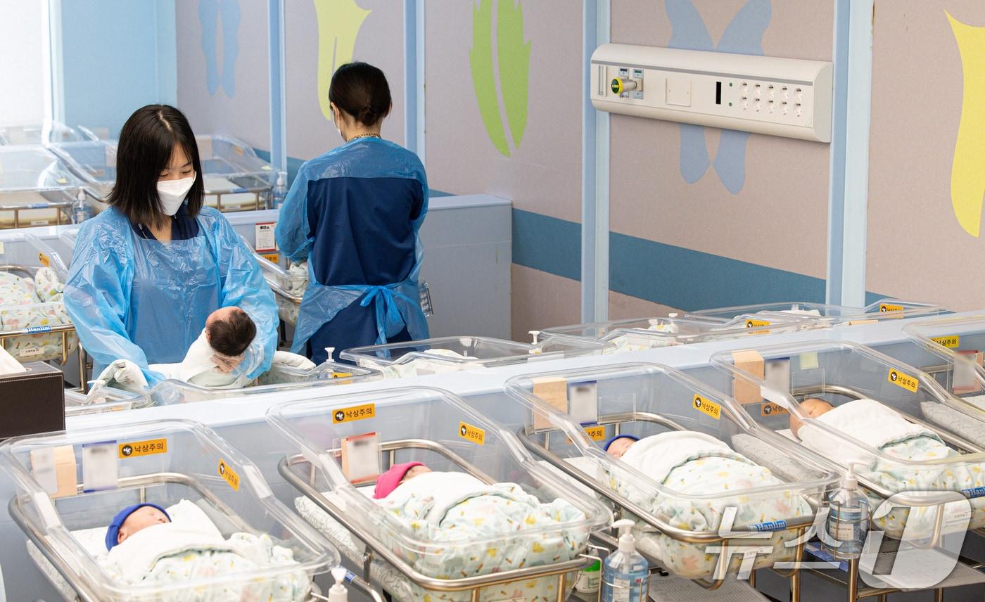 출생아 자료사진 ⓒ News1 이재명 기자