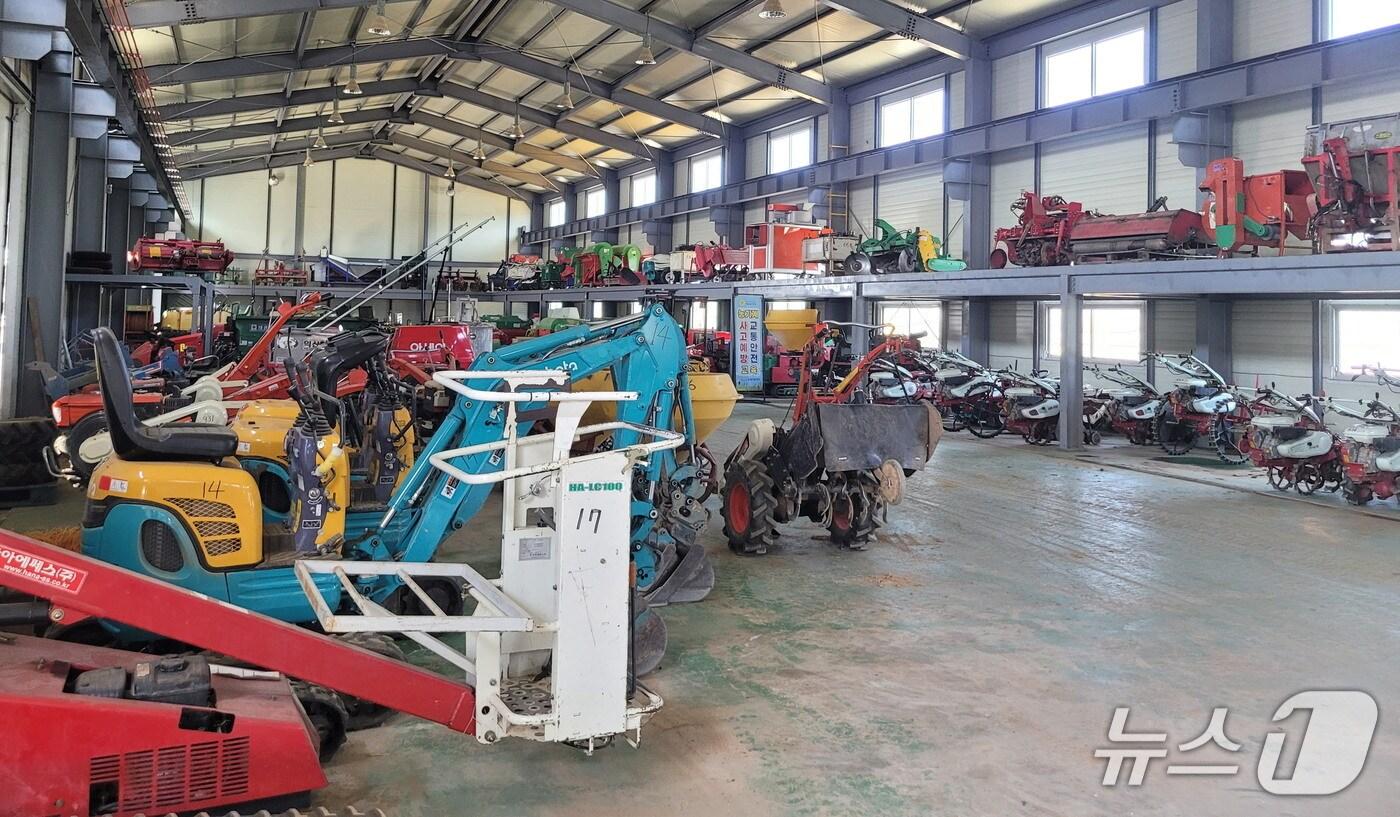 농기계 임대사업소 모습.&#40;전남도 제공. 재판매 및 DB금지&#41; 2025.8.27/뉴스1