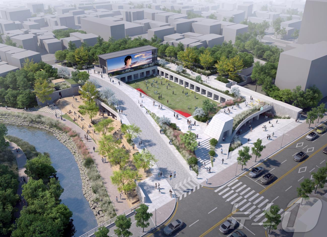 본문 이미지 - 남문터광장 조감도.&#40;순천시 제공. 재판매 및 DB 금지&#41;